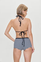 Triangle striped swimsuit