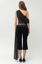 Polka Dot Chiffon Blouse