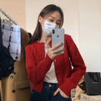 Fried Dough Twists cardigan sweater women's coat