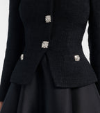 Satin Rhinestone Dress