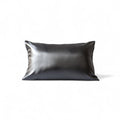 Queen Organic Silk Pillowcase - Dark Grey