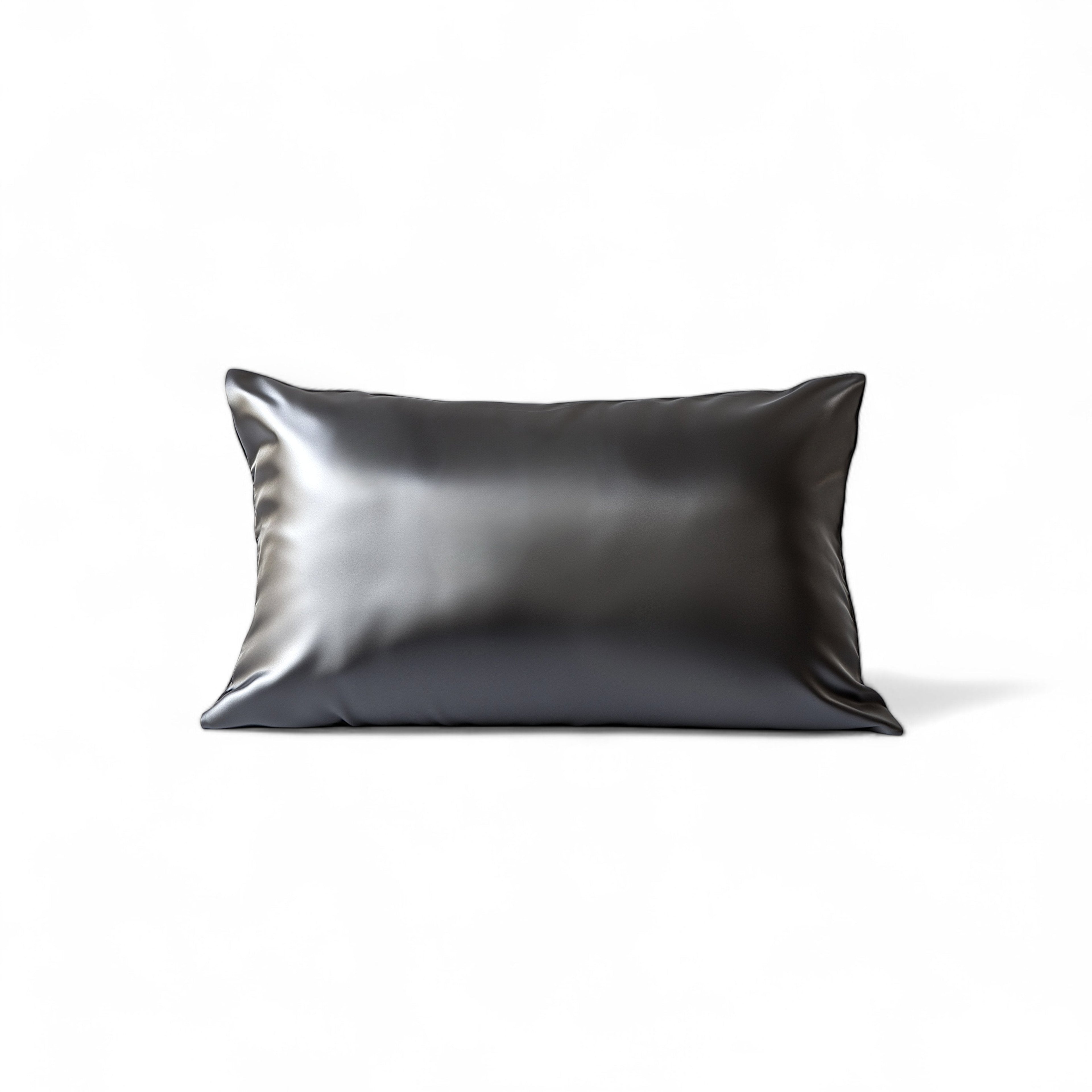 Queen Organic Silk Pillowcase - Dark Grey