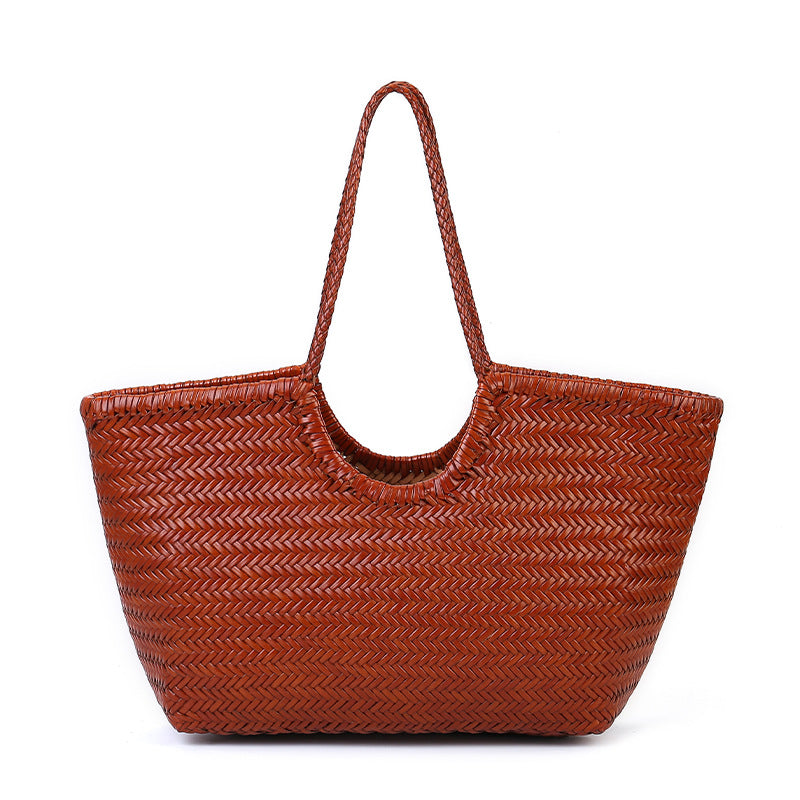 Large capacity woven bag for women