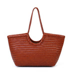 Large capacity woven bag for women