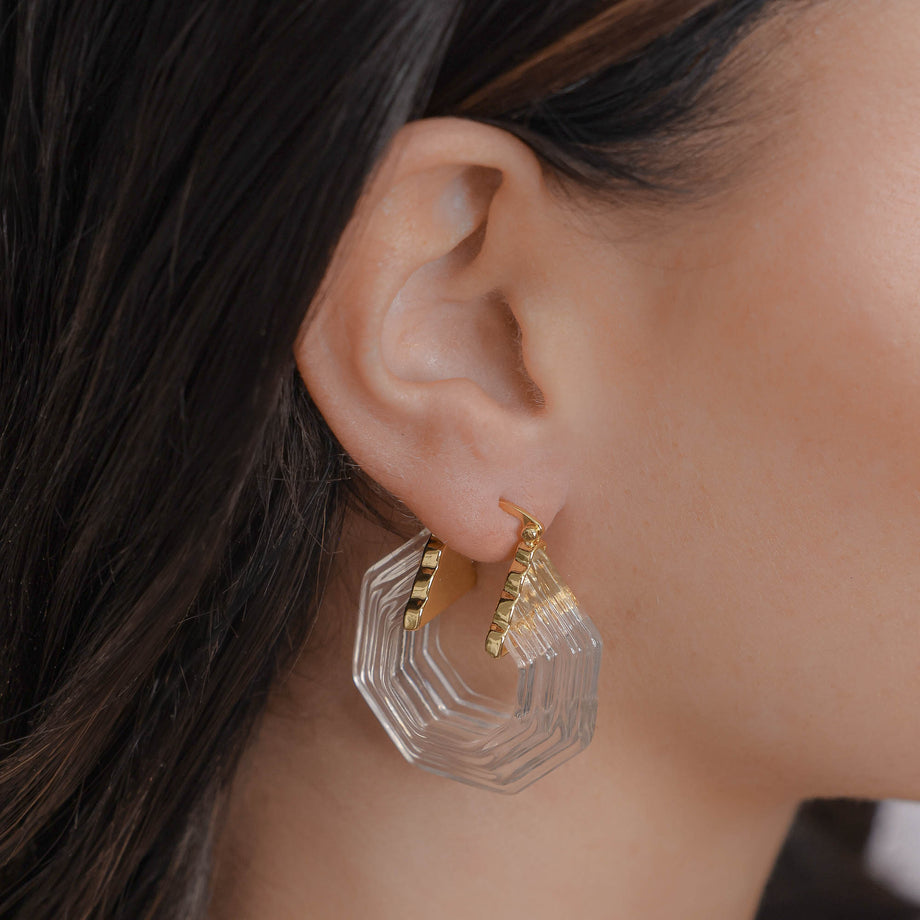 Geometric Goth Boho Earrings