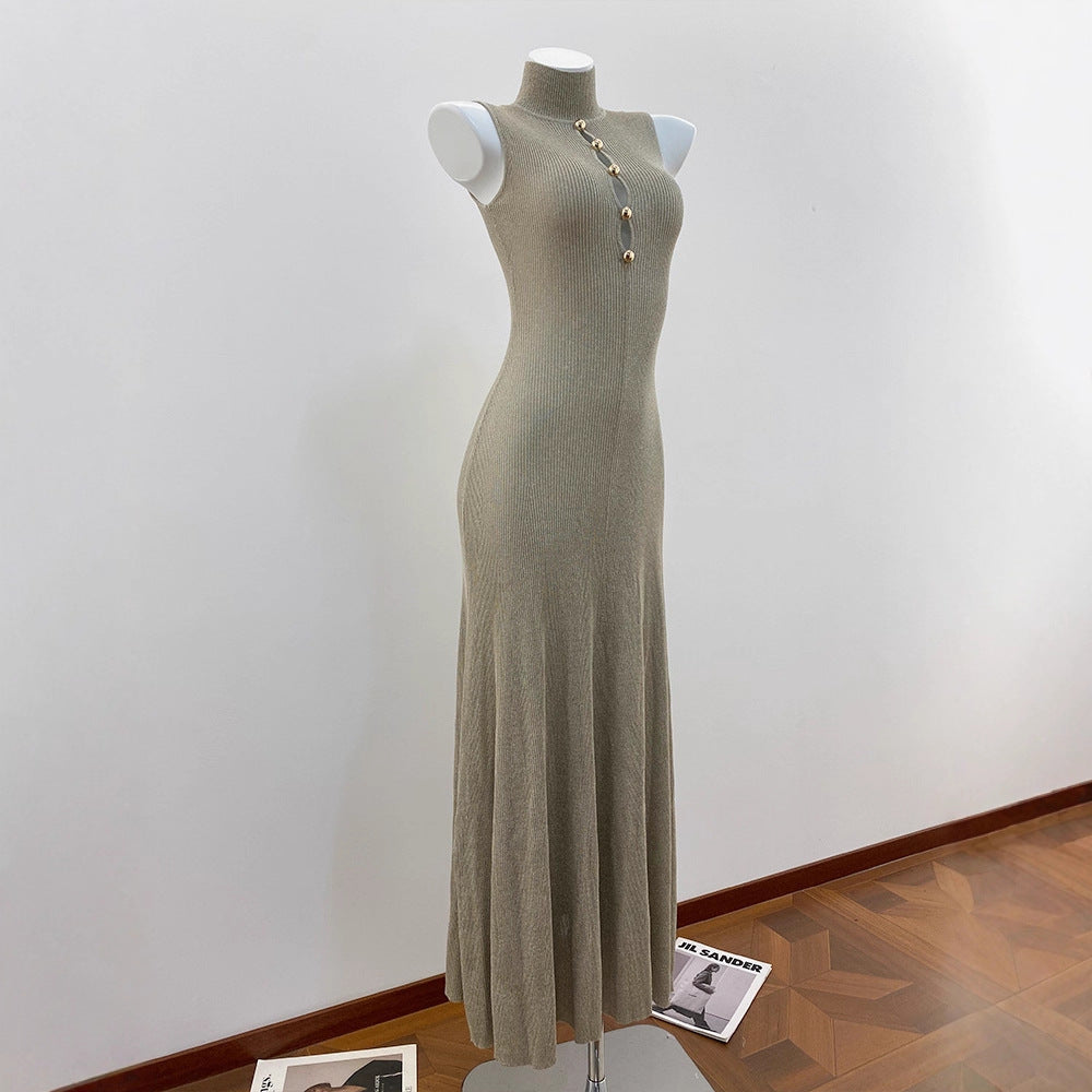 Evening Dress for WomenSlim Fit Long Sleeve Round Neckline, Cocktail Party Dress Hostess Gown