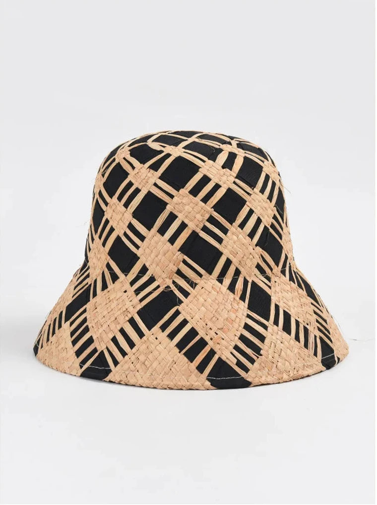 Raffia Straw Bucket Hat