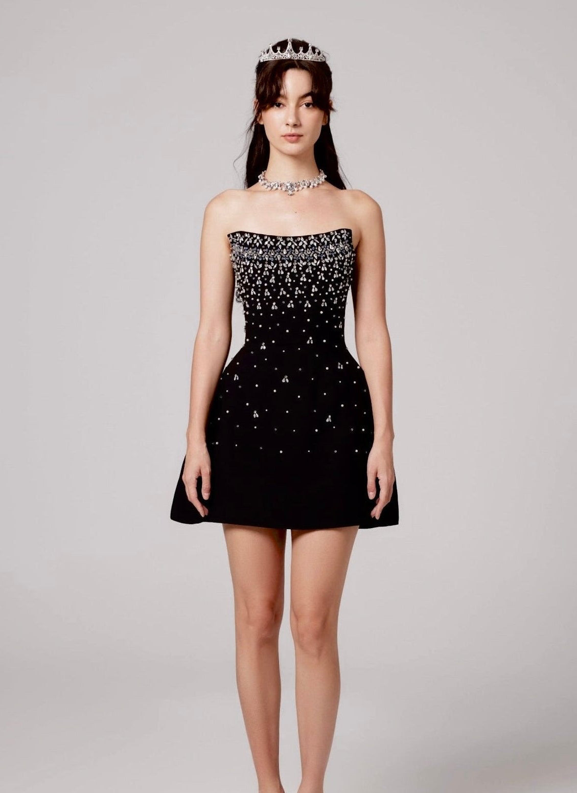 Beaded rhinestone Dress