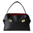 Luxury Genuine Leather Tote Bag for Women, Large Capacity, Top-Grain Cowhide, Handheld Shoulder Bag, HUG Style