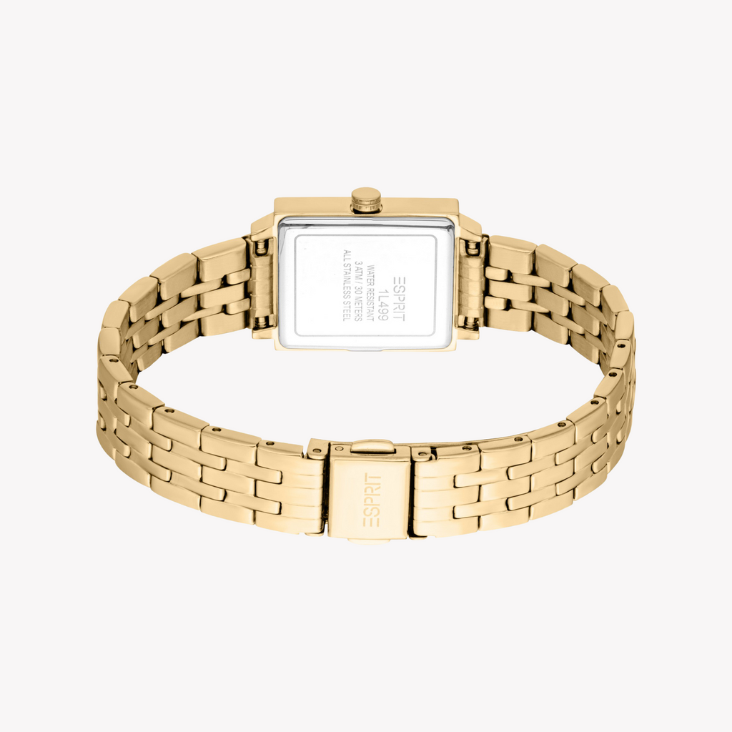 Esprit Women's Gold Stainless Steel Watch | Es1l499m0025