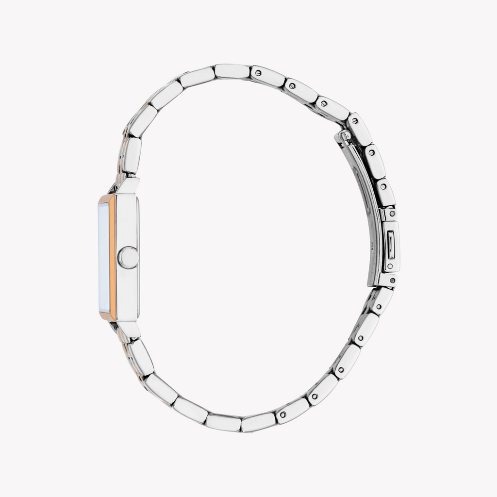 Esprit Women's Silver/Rose Gold Watch | Es1l499m0065