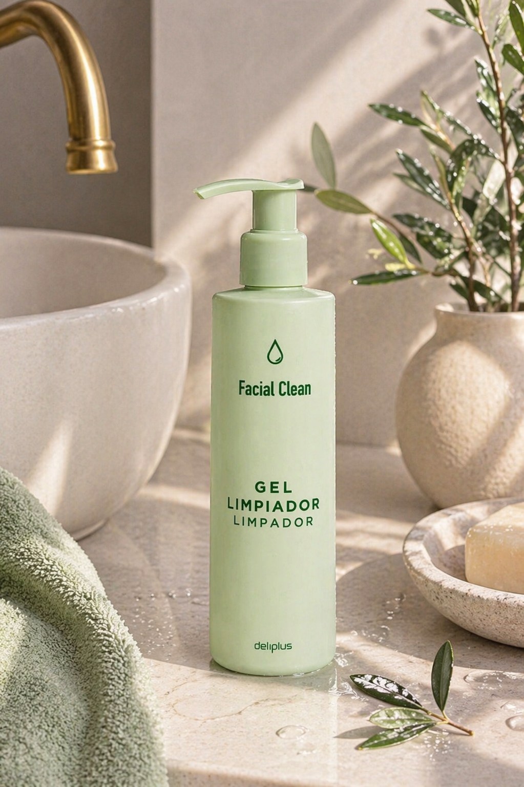 Deliplus - Gel Nettoyant Visage Facial Clean