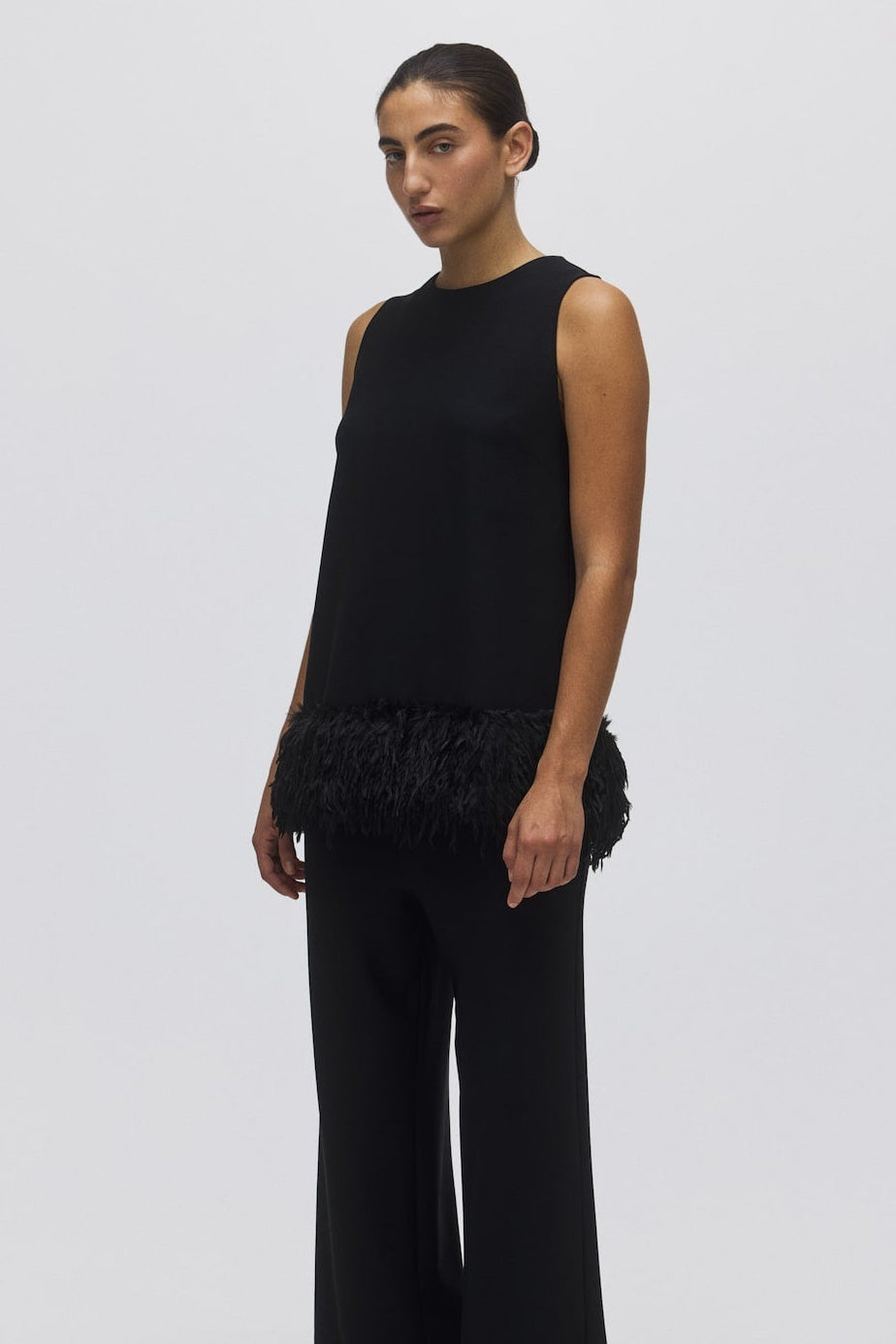 Ostrich feathers Top