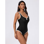 Backless one-piece swimsuit
