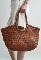 Quilted woven bag