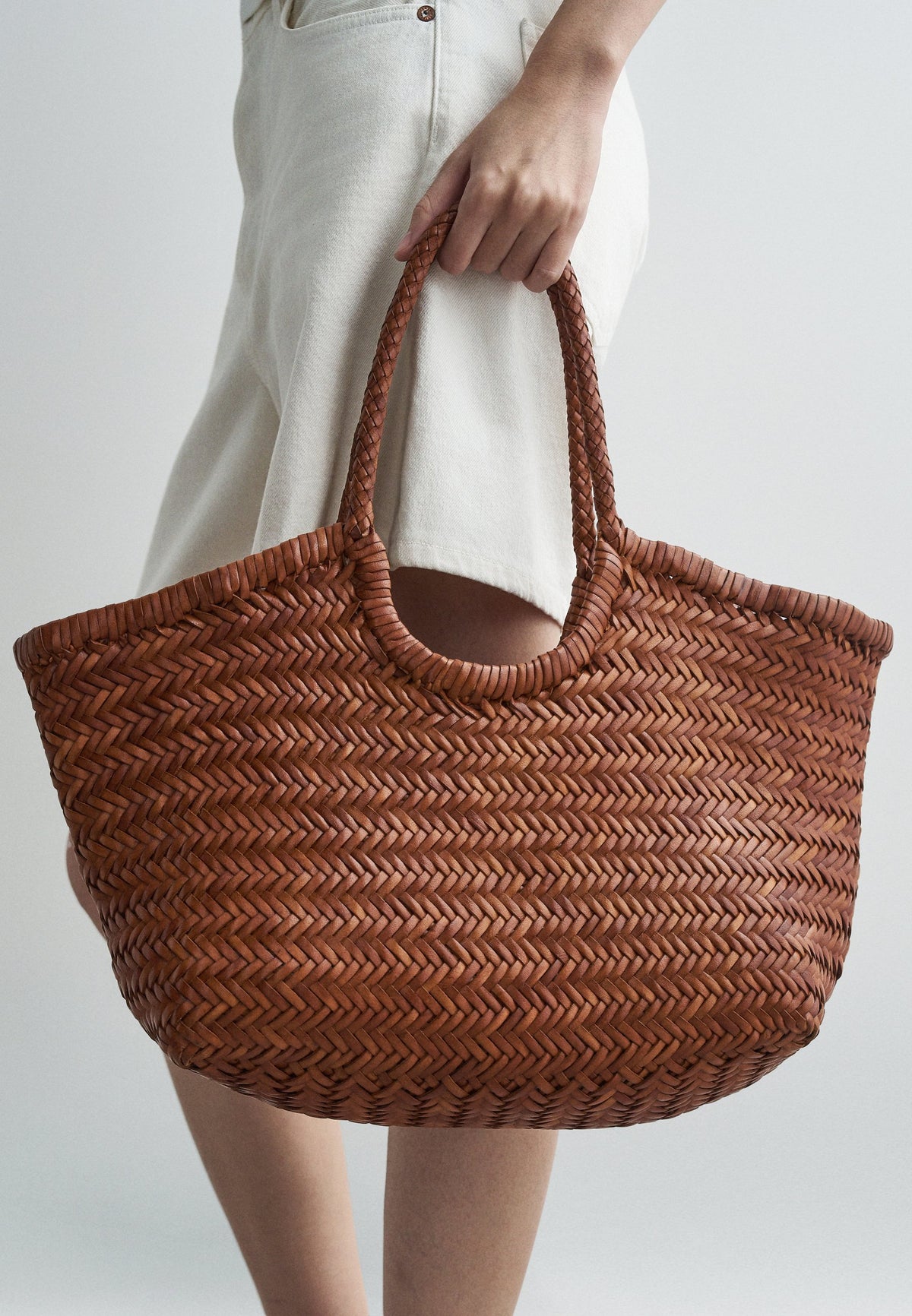 Quilted woven bag