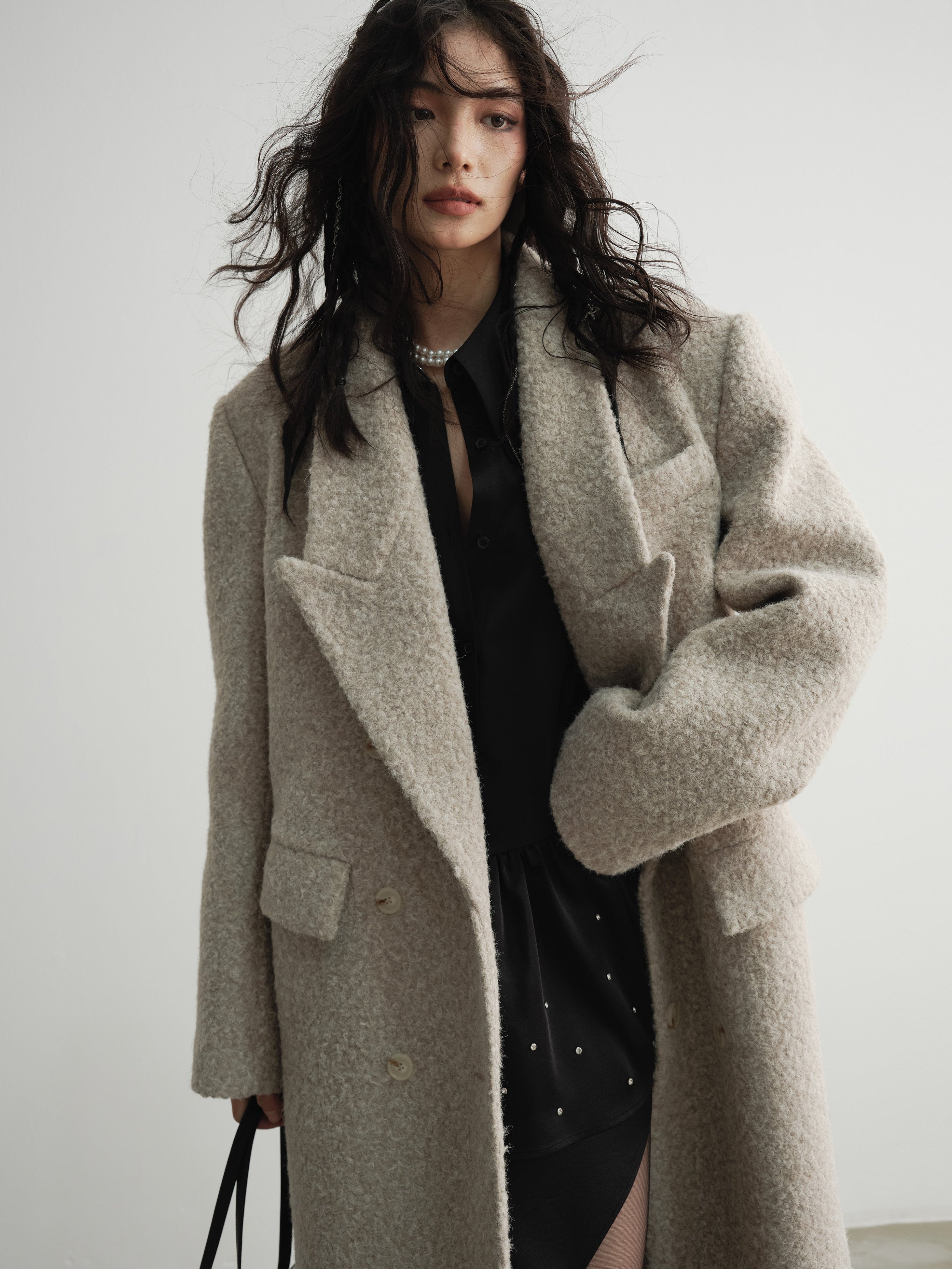 Maxi wool coat
