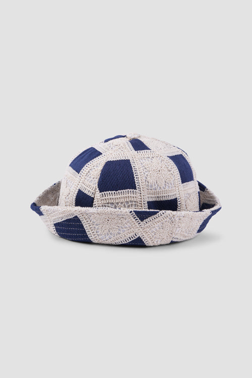 Flower Pattern Crochet Bucket Hat