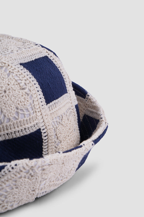 Flower Pattern Crochet Bucket Hat