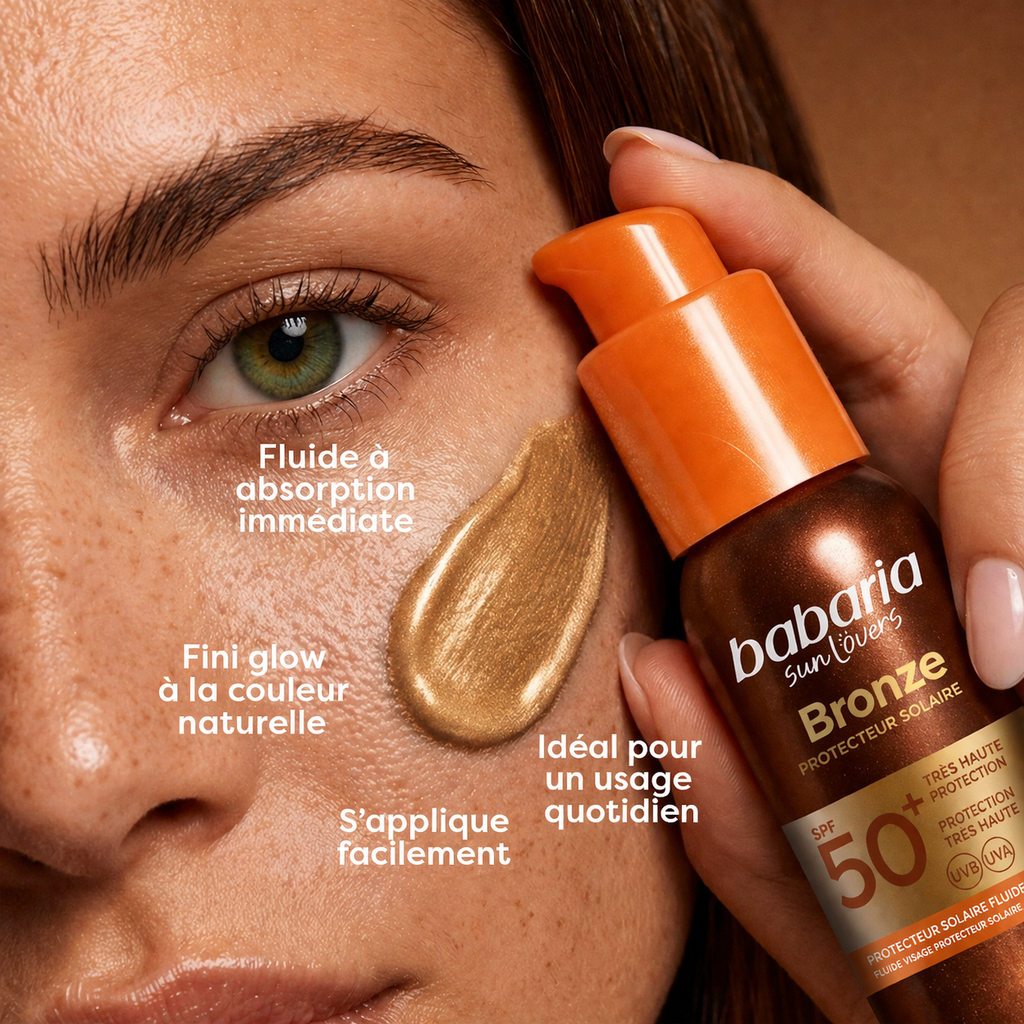 Babaria - Fluide Solaire Teinté SPF 50 Glow