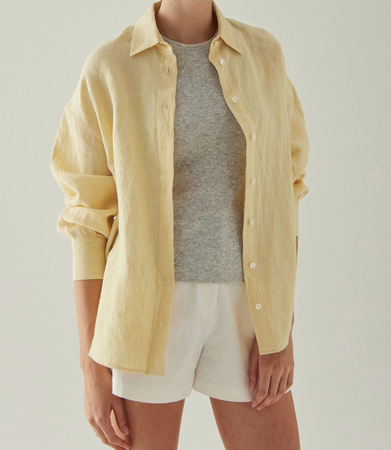 Linen French Blouse