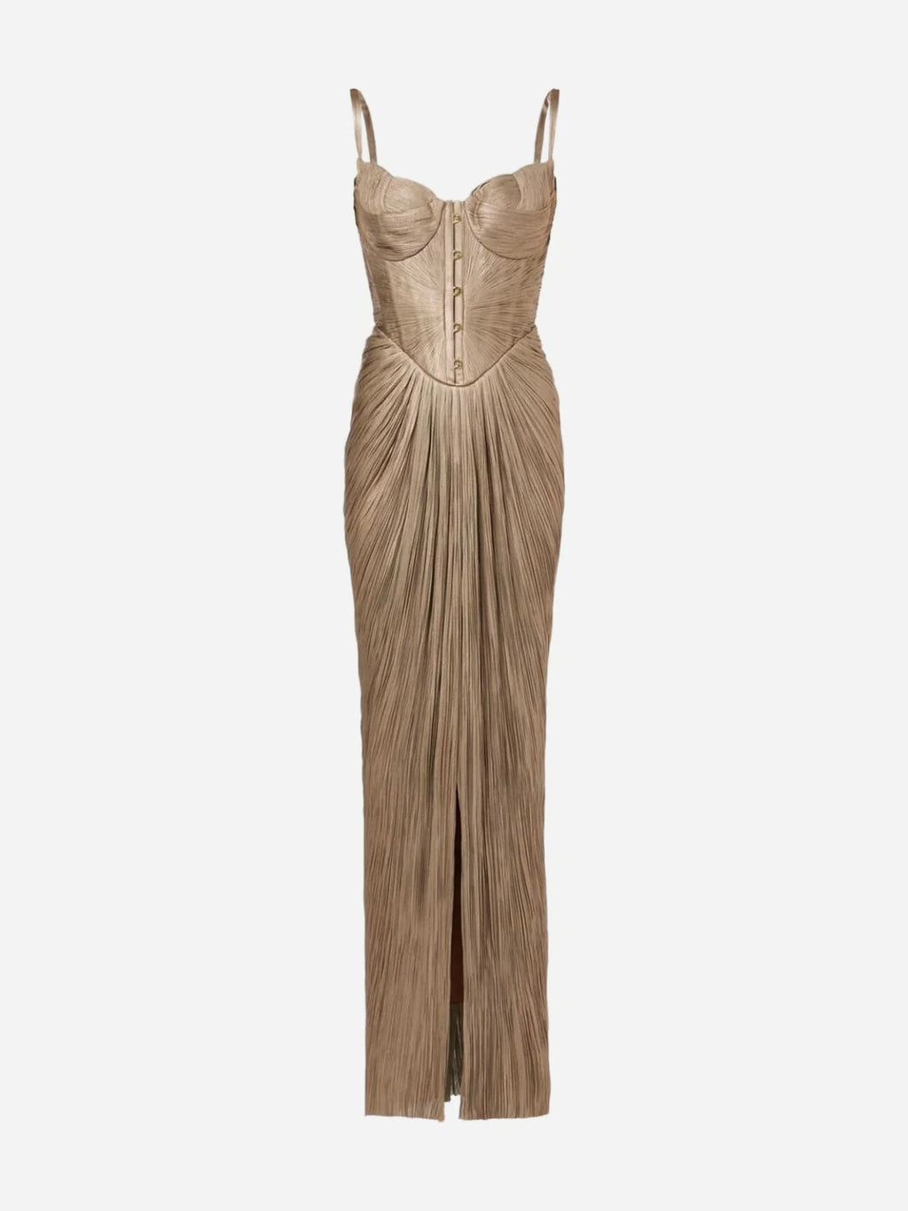 Foil Tie-up Dress