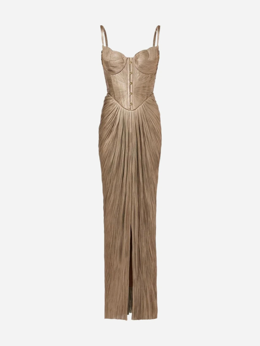 Foil Tie-up Dress