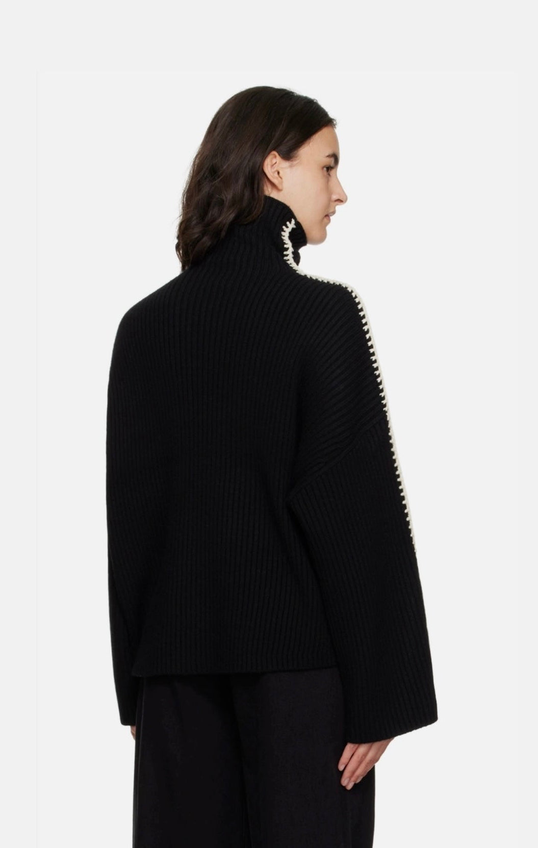Wool Turtle-Neck Sweater