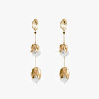 Pearl Petal Earrings