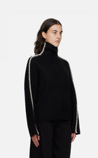 Wool Turtle-Neck Sweater