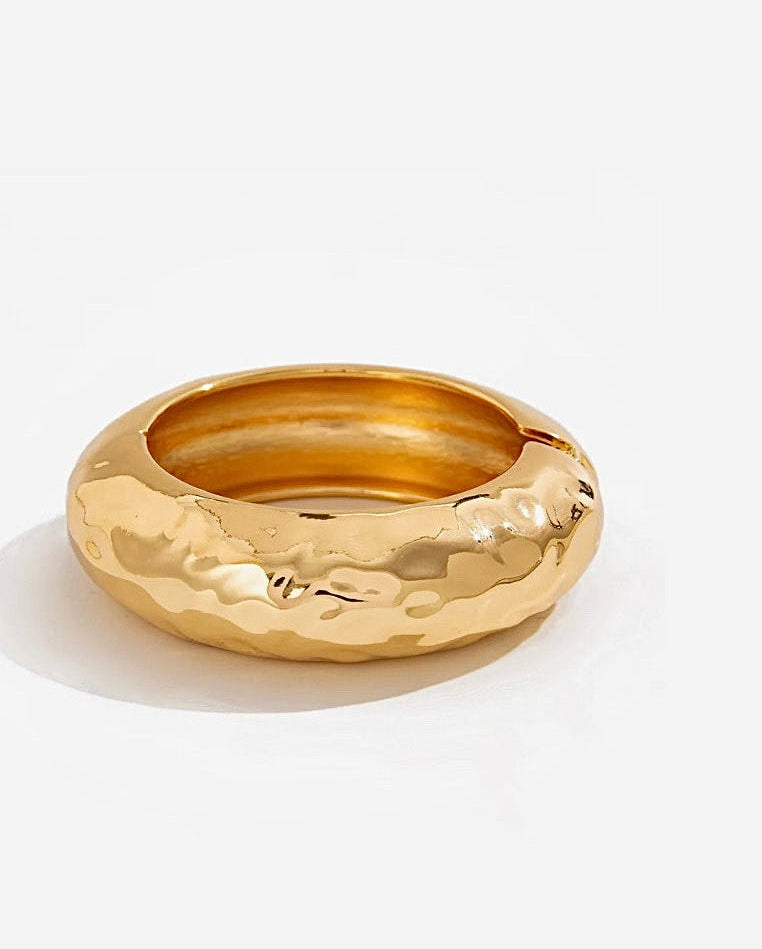 Round wide grain bracelet