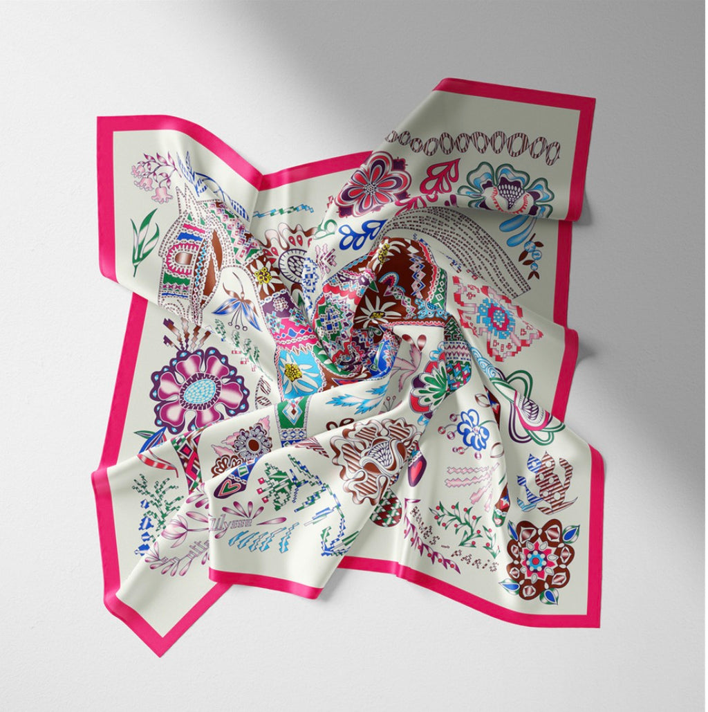 Floral Horse Scarf
