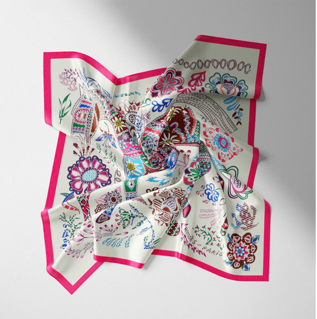 Floral Horse Scarf
