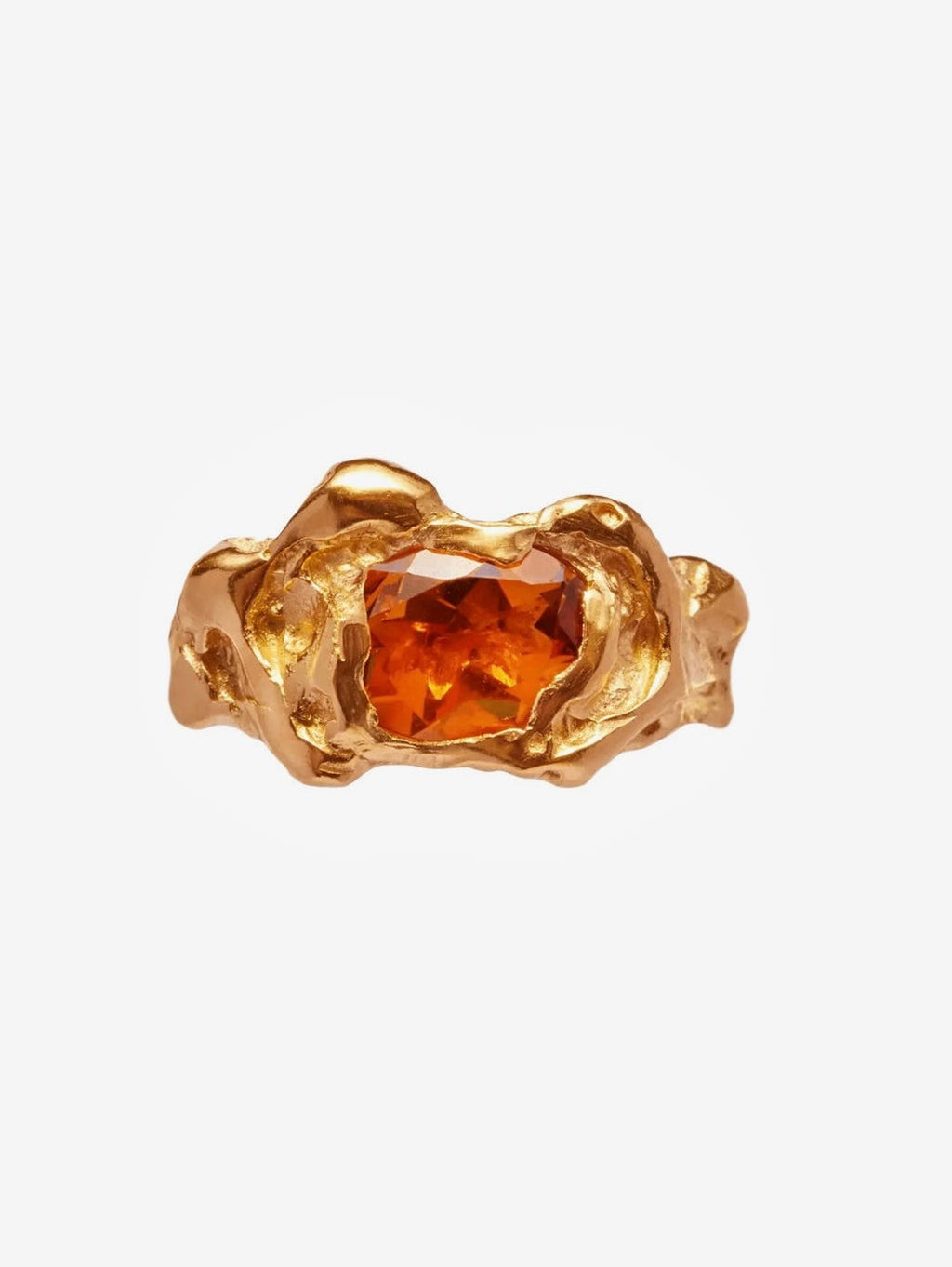 Retro inlaid gemstone ring