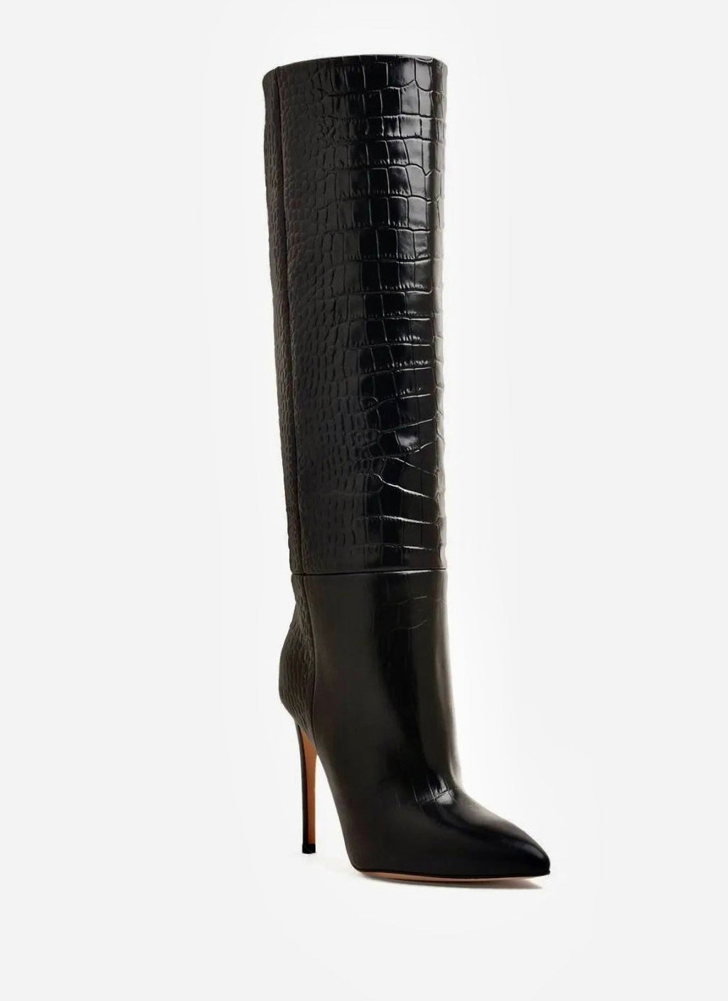 Crocodile Print Boots