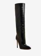 Crocodile Print Boots