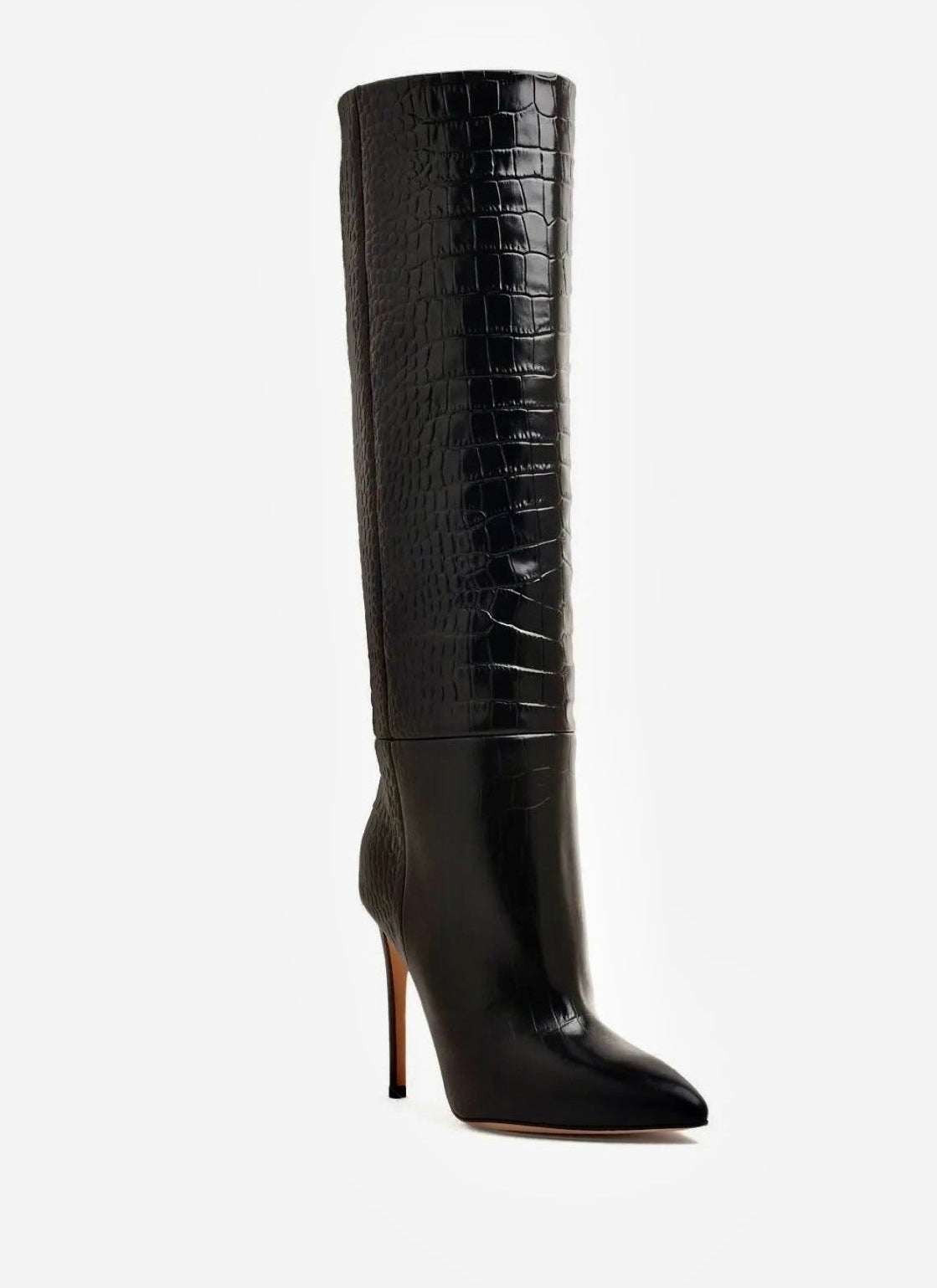 Crocodile Print Boots