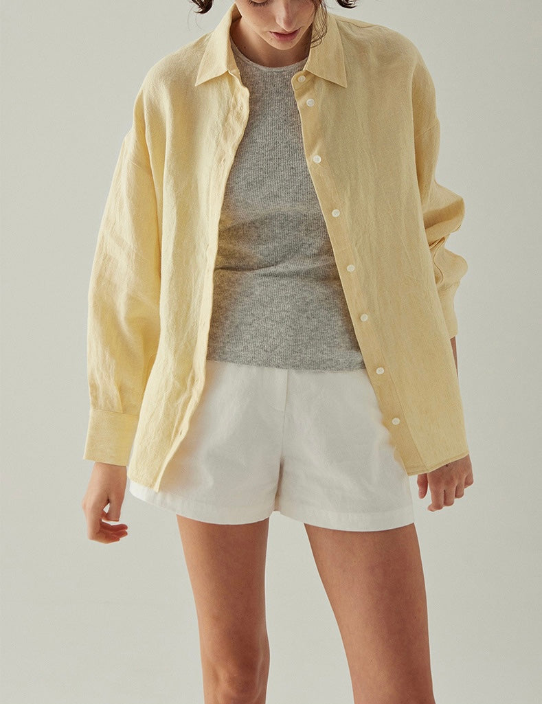 Linen French Blouse