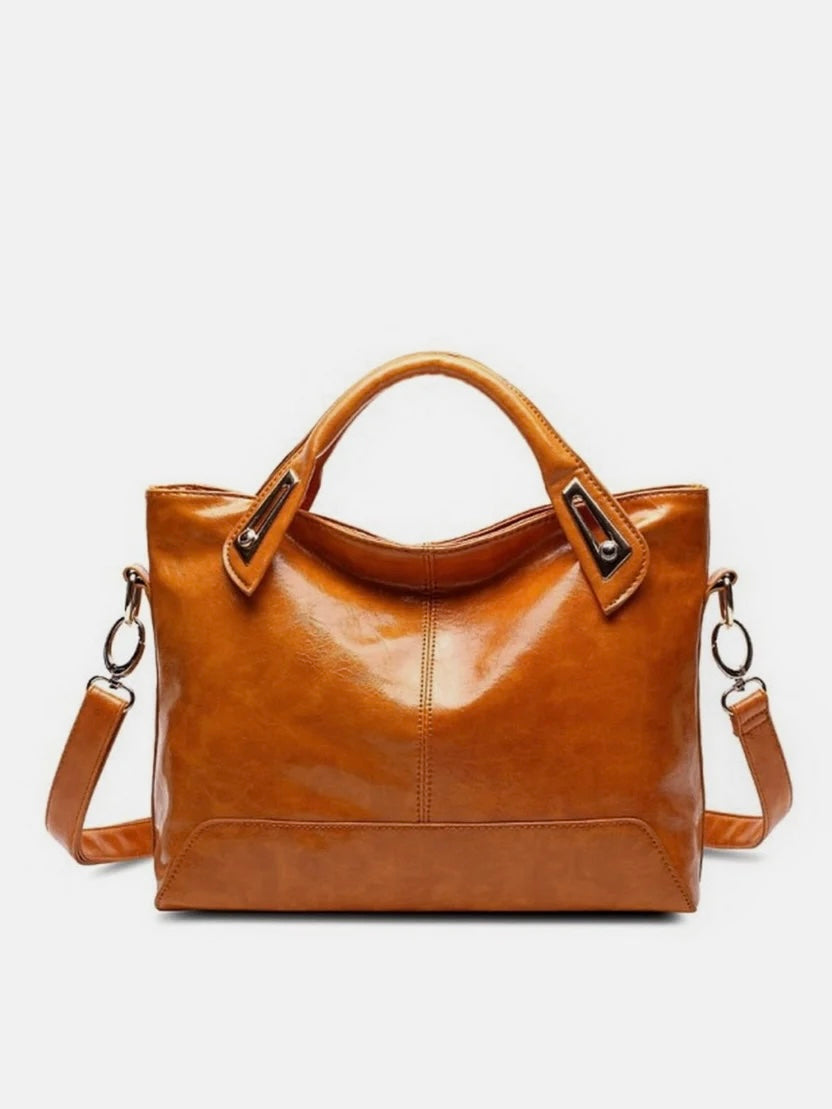 Large Oil Wax Handbag