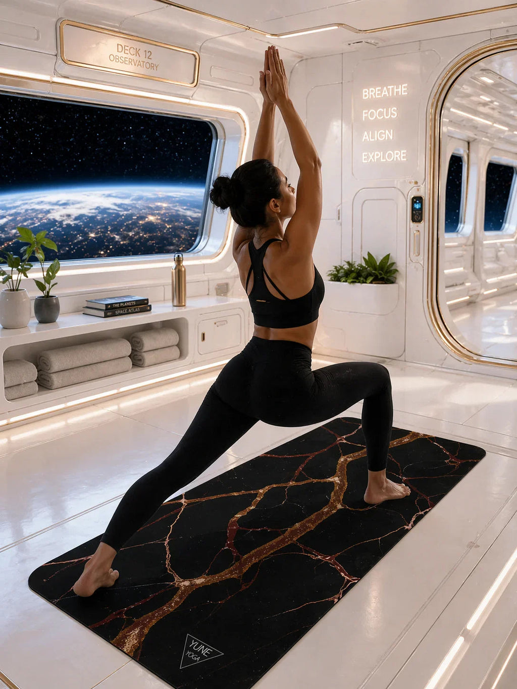Yoga Mat - The Nebula Design