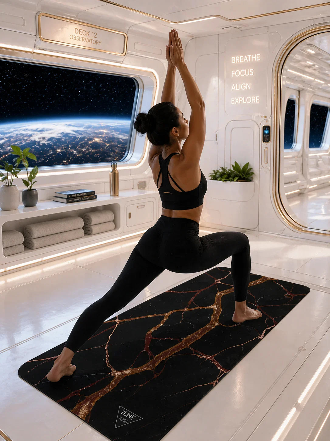 Yoga Mat - The Nebula Design