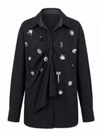 Audacious Rhinestone Long Sleeve Shirt-3