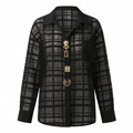 Audacious Mesh Patchwork Blouse