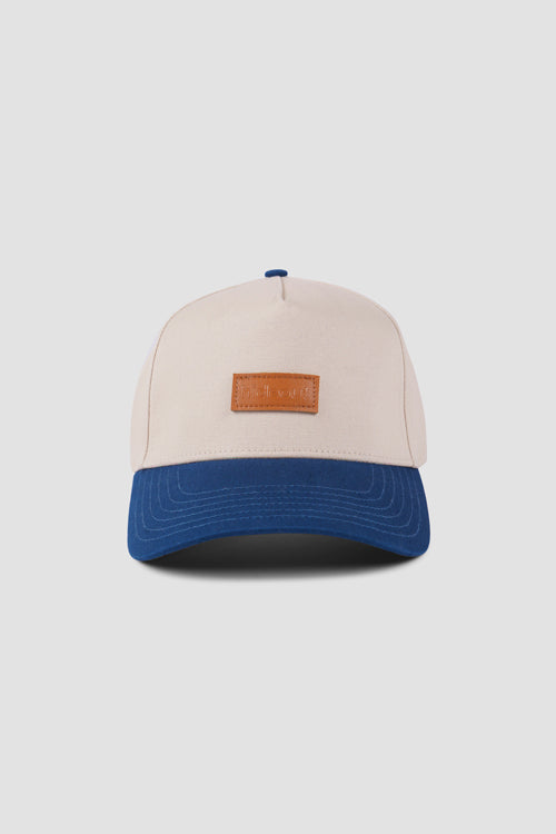 Hideout Leather Label two-tone 6-panel Dad Cap