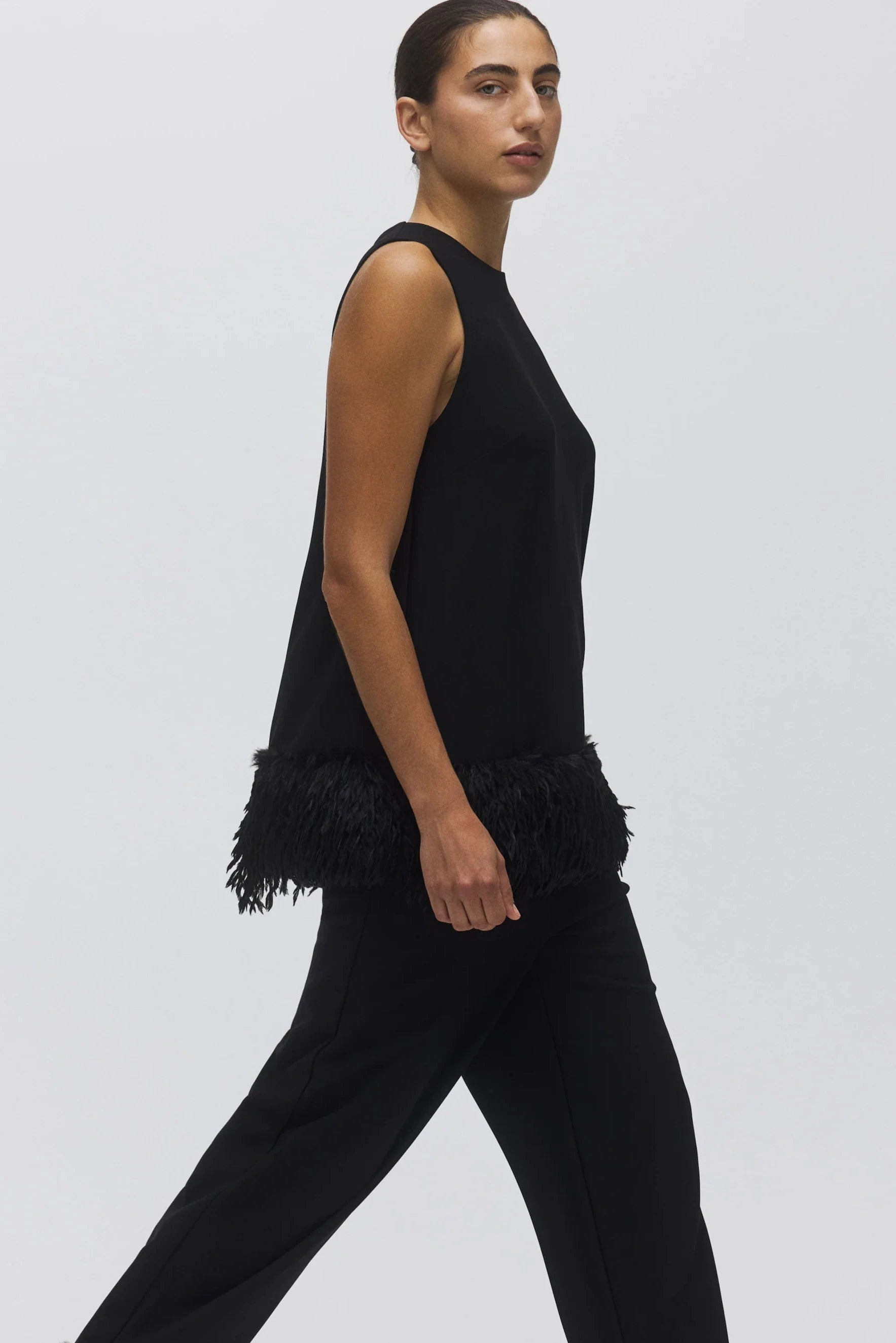 Ostrich feathers Top