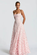 Lace halter dress