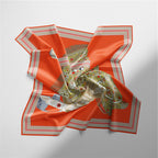 Literary saddle scarf