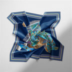 Literary saddle scarf