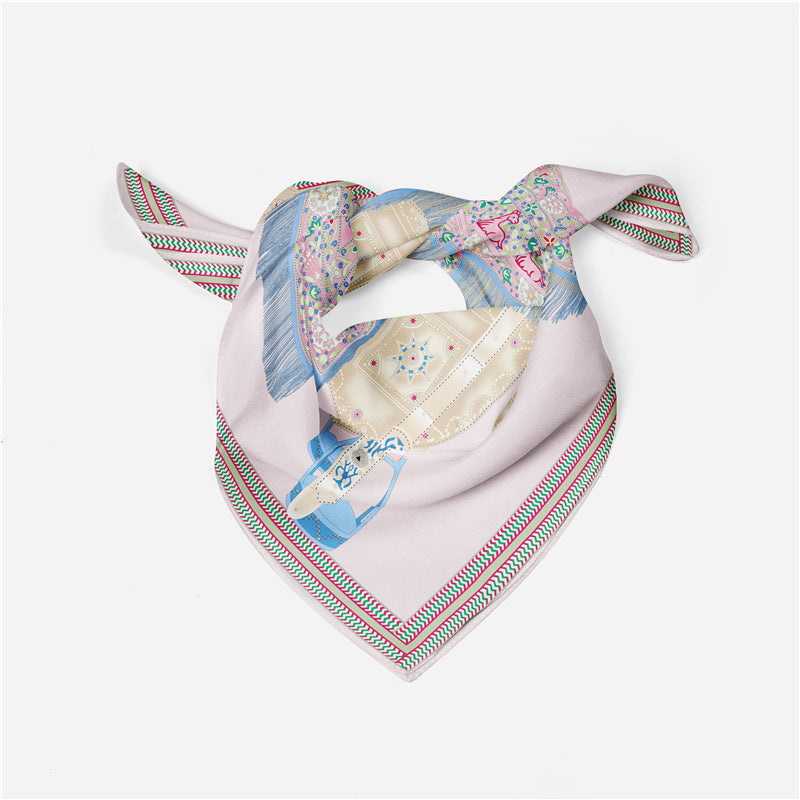 Literary saddle scarf
