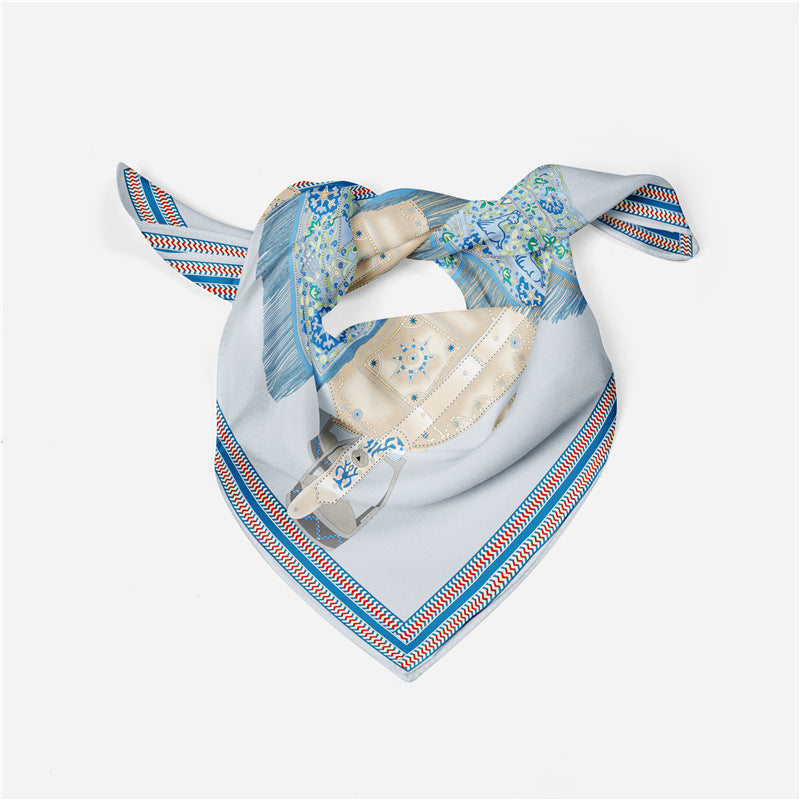 Literary saddle scarf
